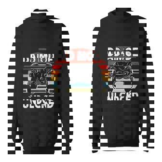 Dad Mode Unlocked Gamer Player Father Mother Family Love Sweatshirt - Thegiftio UK