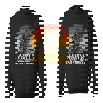 Dadzillas Fathers Of The Monsters Retro Vintage Sweatshirt - Thegiftio