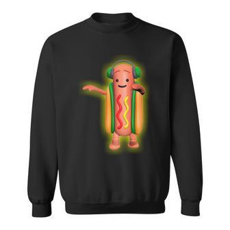 Dancing Hot Dog Funny Filter Meme Tshirt Sweatshirt - Monsterry