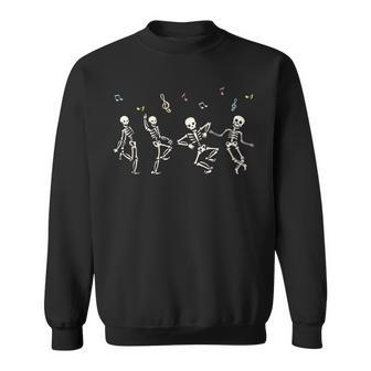 Dancing Skeletons Funny Skeleton Dance Costume Halloween Sweatshirt - Seseable