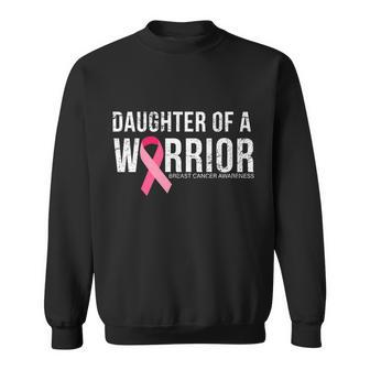Daughter Of A Warrior Breast Cancer Awareness Tshirt Sweatshirt - Monsterry CA