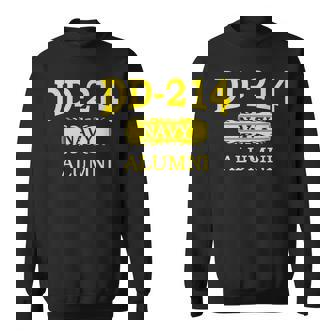 Dd-214 Navy Alumni Veteran Day Retired Vintage Military Gift Men Women Sweatshirt Graphic Print Unisex - Thegiftio UK