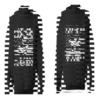Dd214 Us Air Force Alumni Military Veteran Retirement Graphic Design Printed Casual Daily Basic Sweatshirt - Thegiftio