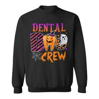 Dental Boo Crew Funny Boo Th Dentist Matching Halloween Sweatshirt - Seseable