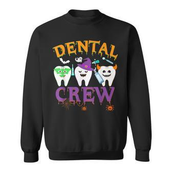 Dental Boo Crew Halloween Funny Dentist Assistant Sweatshirt - Seseable