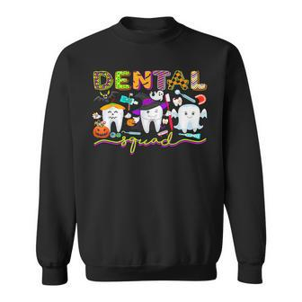 Dental Dentist Halloween Boos Crew Funny Costume Men Women Sweatshirt Graphic Print Unisex - Thegiftio UK