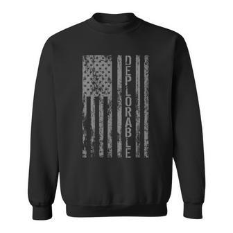 Deplorable United States Of America Usa Vintage Flag Tshirt Sweatshirt - Monsterry UK