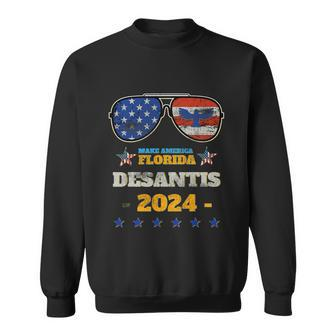 Desantis 2024 Lets Go Brandon 4Th Of July Sweatshirt - Monsterry