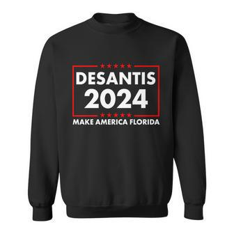 Desantis 2024 Make America Florida Election Logo V2 Sweatshirt - Monsterry AU