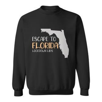 Desantis Escape To Florida Cute Gift Sweatshirt - Monsterry DE