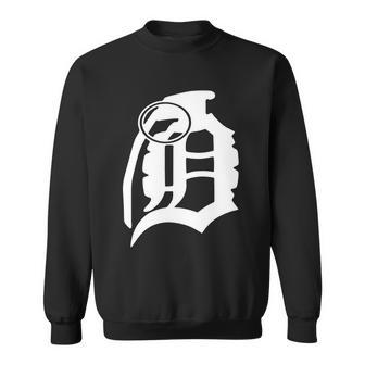 Detroit English D Grenade Michigan Logo Tshirt Sweatshirt - Monsterry