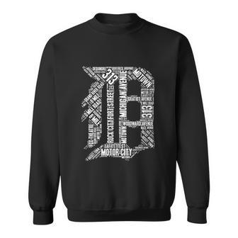 Detroit Graphic D Sweatshirt - Thegiftio UK