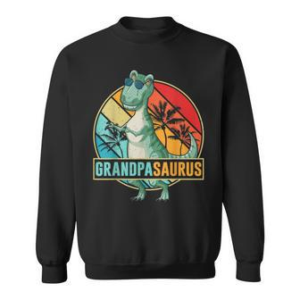 Dinosaur Grandpa Saurus Family Matching Grandpasaurus Sweatshirt - Thegiftio UK