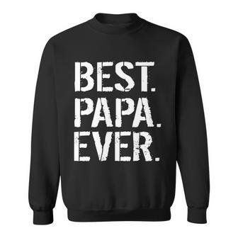 Distressed Best Papa Ever Fathers Day Tshirt Sweatshirt - Monsterry UK
