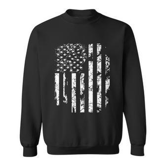 Distressed Flag Usa Military Great Gift Sweatshirt - Monsterry