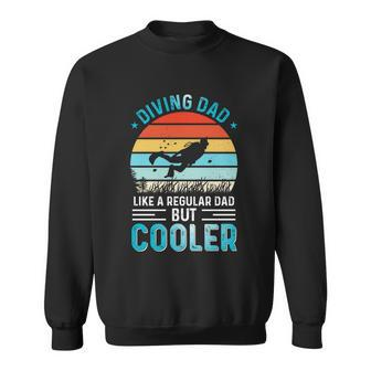Diving Dad Fathers Day Gifts For Father Scuba Diving Graphic Design Printed Casual Daily Basic Sweatshirt - Thegiftio UK