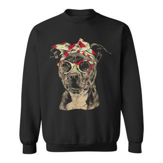 Dogs 365 Pitbull Mom Pit Bull Dog Lover Gift Sweatshirt - Thegiftio UK