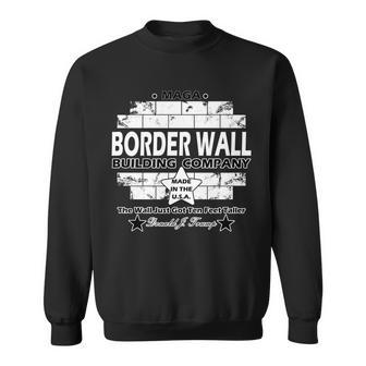 Donald Trump Border Wall Construction Company Sweatshirt - Monsterry DE
