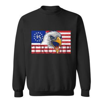 Donald Trump Eagle Betsy Ross Flag Tshirt Sweatshirt - Monsterry