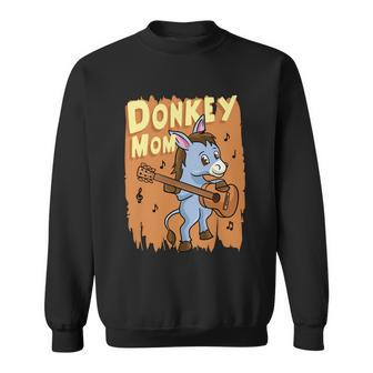 Donkey Mom Cute Mule Farm Animal Agriculture Cute Gift Sweatshirt - Monsterry