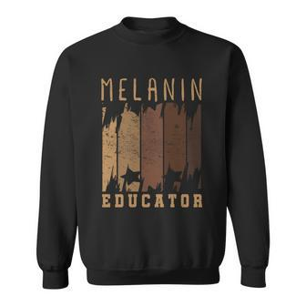 Dope Melanin Teacher Black Teachers Dope Black Educators Gift Sweatshirt - Monsterry AU
