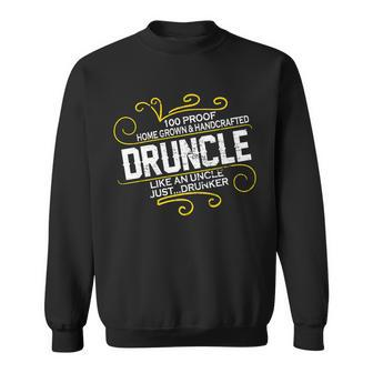 Druncle Like A Uncle Just Drunker Tshirt Sweatshirt - Monsterry UK