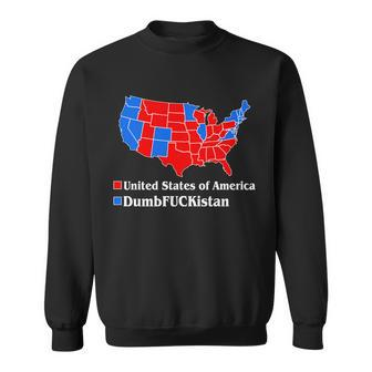 Dumbfuckistan Vs United States Of America Election Map Republicans Tshirt Sweatshirt - Monsterry DE
