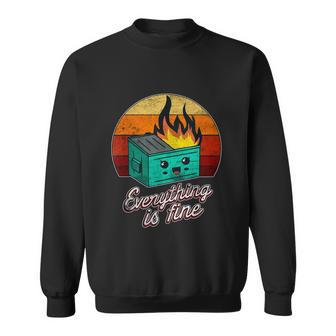 Dumpster Fire V2 Sweatshirt - Monsterry
