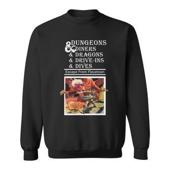 Dungeons & Diners & Dragons & Drive-Ins & Dives Tshirt Sweatshirt - Monsterry DE