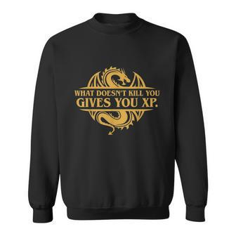 Dungeons And Dragons What Doesnt Kill You Gives You Xp Tshirt Sweatshirt - Monsterry UK