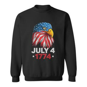 Eagle 4Th Of July Usa American Flag American Patriotic Eagle Gift Sweatshirt - Monsterry