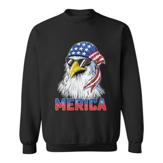 Eagle Mullet 4Th Of July Usa American Flag Merica Gift V10 Sweatshirt - Monsterry DE