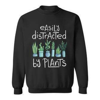 Easily Distracted By Plants V2 Sweatshirt - Monsterry UK