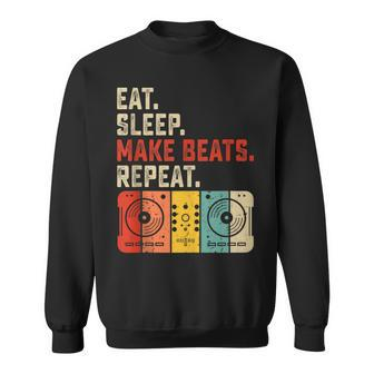 Eat Sleep Make Beats Beat Makers Music Producer Mens Dj Dad Sweatshirt - Seseable