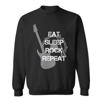 Eat Sleep Rock Repeat Sweatshirt - Monsterry