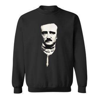 Edgar Allan Poe | Writer | Face Portrait | Sweatshirt - Seseable