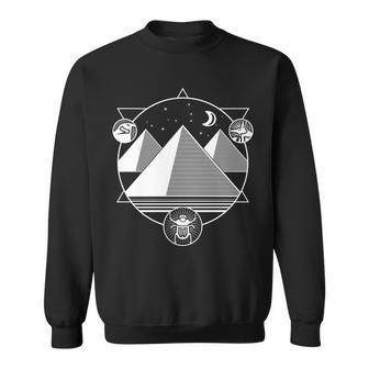 Egyptian Pyramids Emblem Tshirt Sweatshirt - Monsterry DE