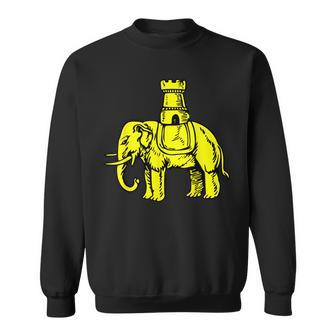 Elephant Chess Piece Rook V2 Sweatshirt - Thegiftio UK