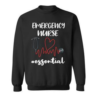 Emergency Nurse Essential Nursing Student Er Nurse Sweatshirt - Thegiftio UK
