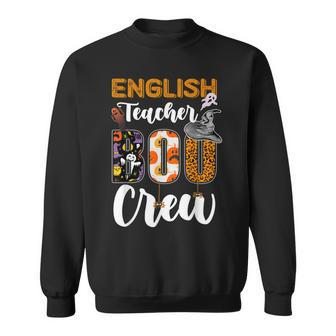 English Teacher Boo Crew Funny Halloween Matching Costume Sweatshirt - Seseable