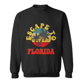 Escape To Florida Desantis Gift Sweatshirt - Monsterry DE