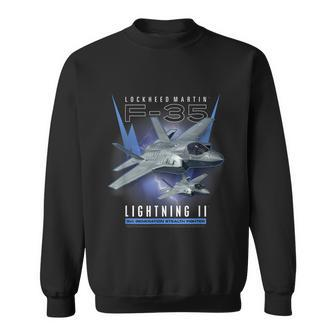F35 Lightning Ii 5Th Gen Stealth Fighter Sweatshirt - Monsterry