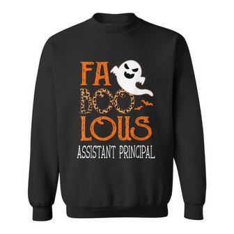 Faboolous Assistant Principal On Halloween Party Funny Ghost Sweatshirt - Monsterry UK