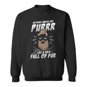 Face Full Of Fur Sweatshirt - Seseable