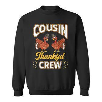 Family Reunion Cousins Kids Adults Crew Thanksgiving Sweatshirt - Thegiftio UK