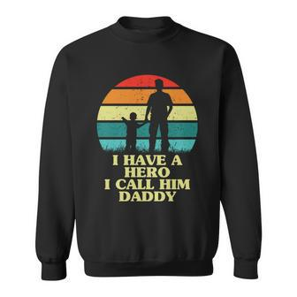 Fathers Day Fathers Day Best Dad Ever Retro Sunset Fathers Day Sweatshirt - Thegiftio UK