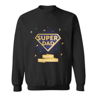 Fathers Day Gift Best Dad Ever Daddy Super Dad Happy Fathers Day Graphic Design Printed Casual Daily Basic Sweatshirt - Thegiftio UK