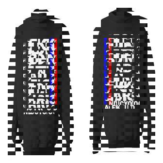 Fck Kamala Harris And F Joe Biden Sweatshirt - Thegiftio