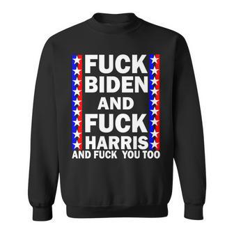 FCk Kamala Harris And F Joe Biden Sweatshirt - Monsterry