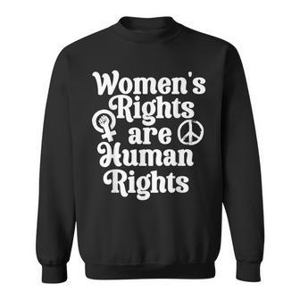Feminist Womens Equality Rights Are Human Rights Sweatshirt - Thegiftio UK